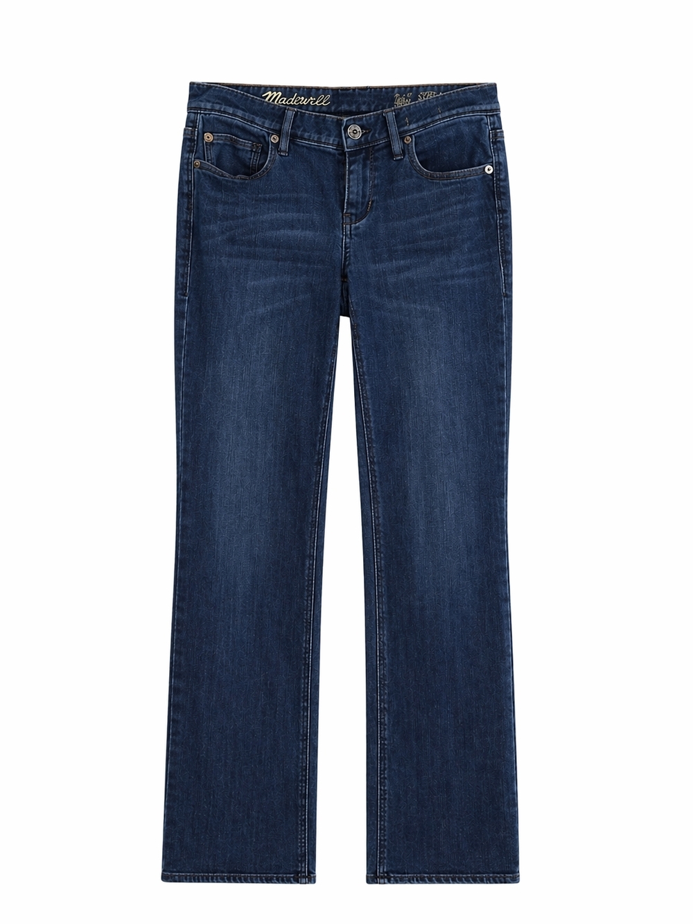 Madewell Rail Straight Jeans 26x34 Dark Wash High Rise Straight Leg Denim - Picture 2 of 13